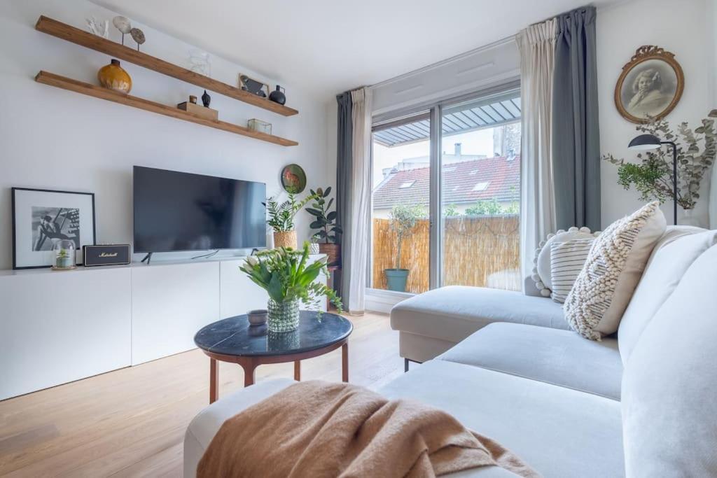 Gaspar - Joli Nid Douillet Proche De Paris Avec Balcon Boulogne-Billancourt Eksteriør billede